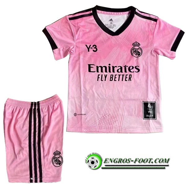 Maillot de Foot Real Madrid Enfant Y3 Rose 2022/2023