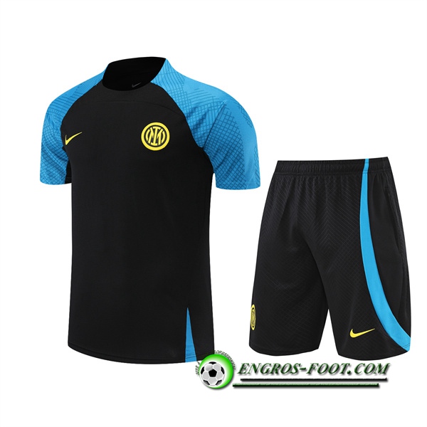 Ensemble Training T-Shirts +Shorts Inter Milan Noir 2022/2023