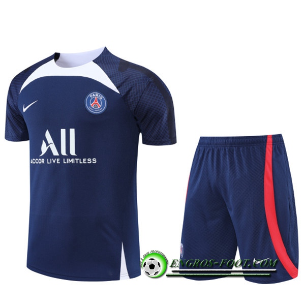 Ensemble Training T-Shirts +Shorts PSG Bleu Marin 2022/2023