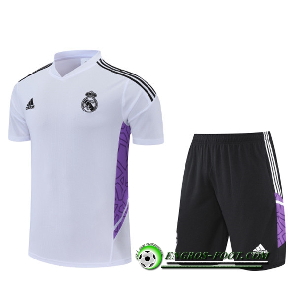 Ensemble Training T-Shirts +Shorts Real Madrid Noir 2022/2023