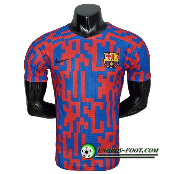 Training T-Shirts FC Barcelone Rouge/Bleu 2022/2023