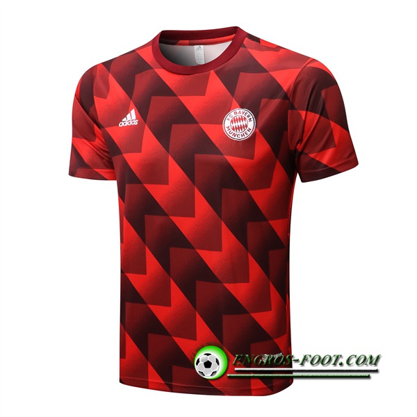 Training T-Shirts Bayern Munich Noir/Rouge 2022/2023