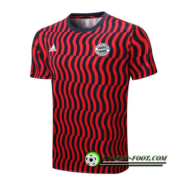 Training T-Shirts Bayern Munich Rouge/Noir 2022/2023