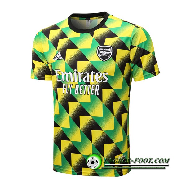 Training T-Shirts Arsenal Vert/Jaune 2022/2023