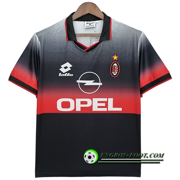 Maillot de Foot Milan AC Retro Noir 1995/1996