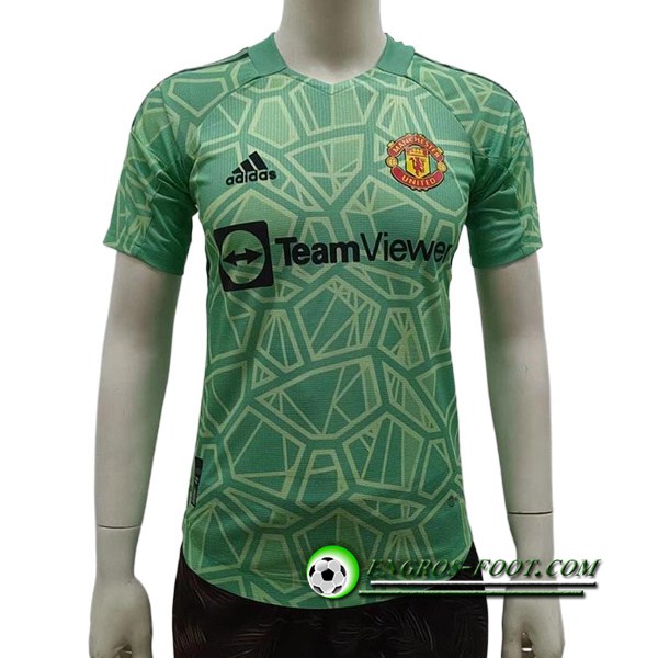 Maillot de Foot Manchester United Gardien de But Vert 2022/2023