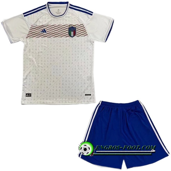 Maillot de Foot Italie Enfant Blanc 2022/2023