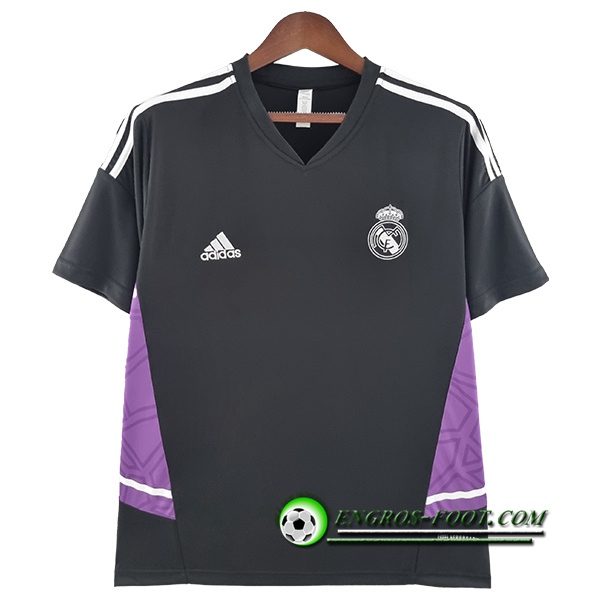 Training T-Shirts Real Madrid Noir/Pourpre 2022/2023