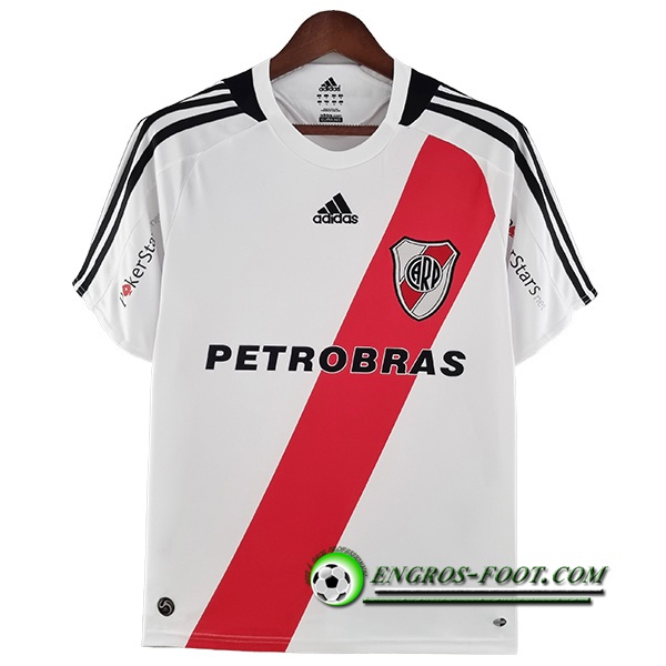 Maillot de Foot River Plate Retro Domicile Manches Longues 2009/2010