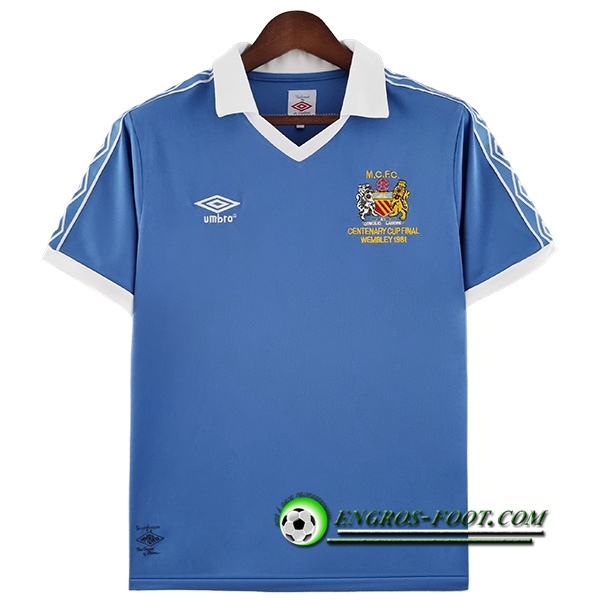 Maillot de Foot Manchester City Retro Domicile 1981/1982