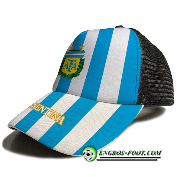 Casquette de Foot Argentine Blanc/Bleu 2023