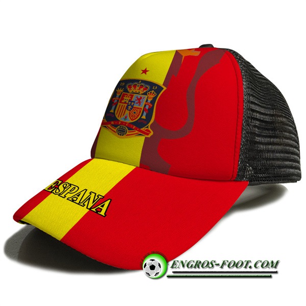 Casquette de Foot Espagne Rouge/Orange 2023