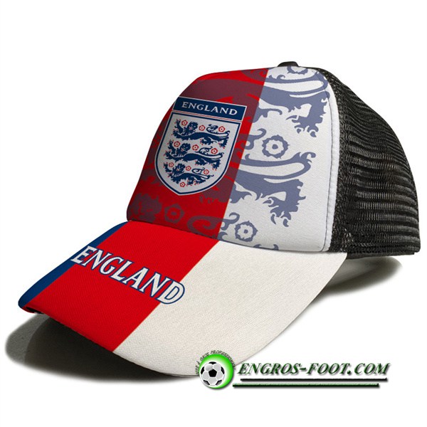 Casquette de Foot Angleterre Blanc/Rouge 2023