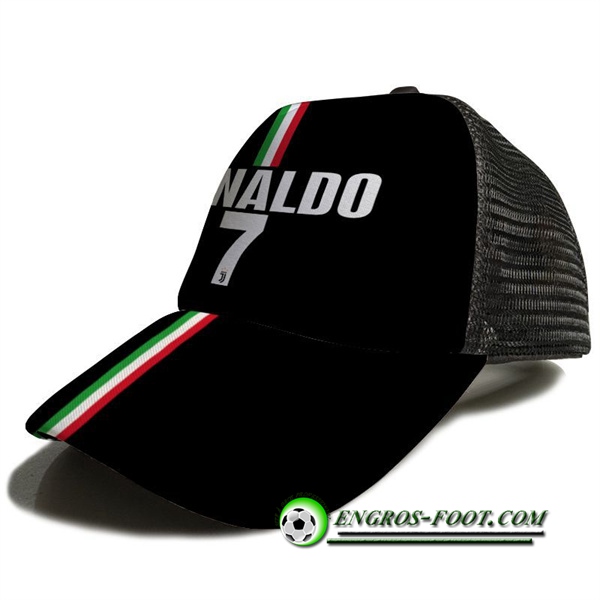 Casquette de Foot Ronaldo 7 Noir 2023