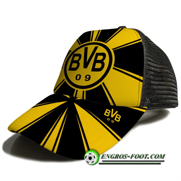 Casquette de Foot Dortmund BVB Jaune/Noir 2023