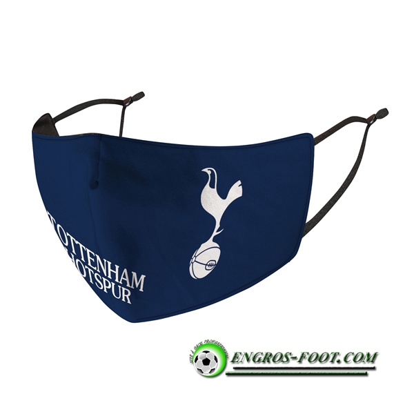 Nouveau Masques Foot Tottenham Bleu Marin Reutilisable