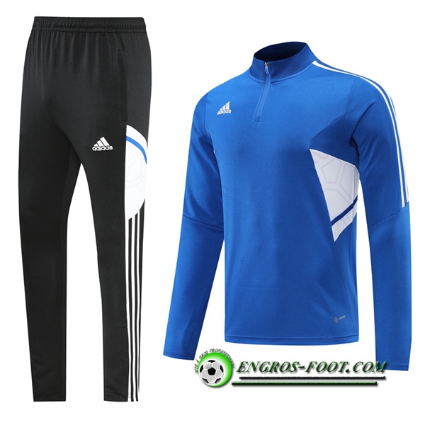 Ensemble Survetement de Foot Adidas Bleu 2022/2023