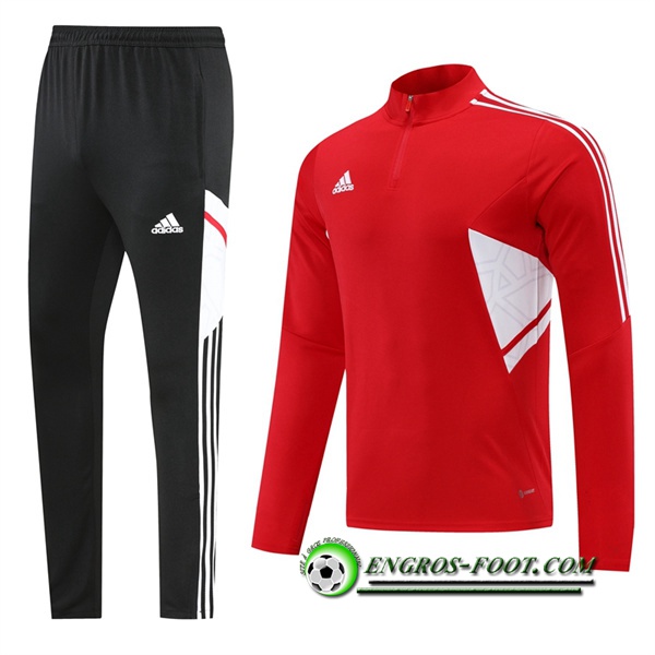 Ensemble Survetement de Foot Adidas Rouge 2022/2023