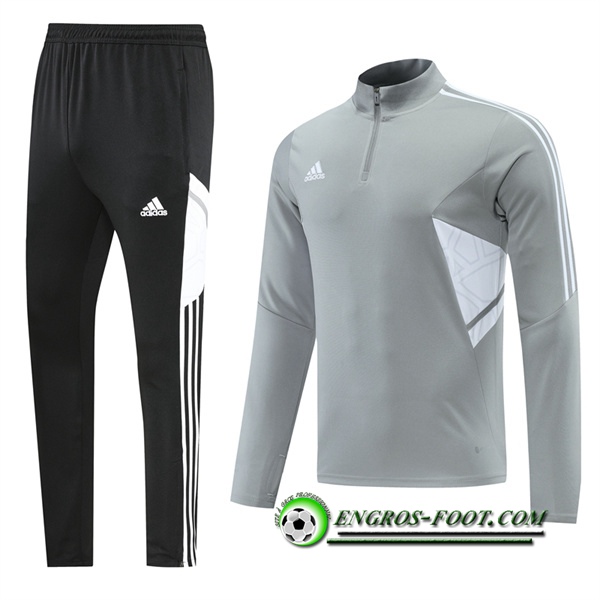 Ensemble Survetement de Foot Adidas Gris 2022/2023