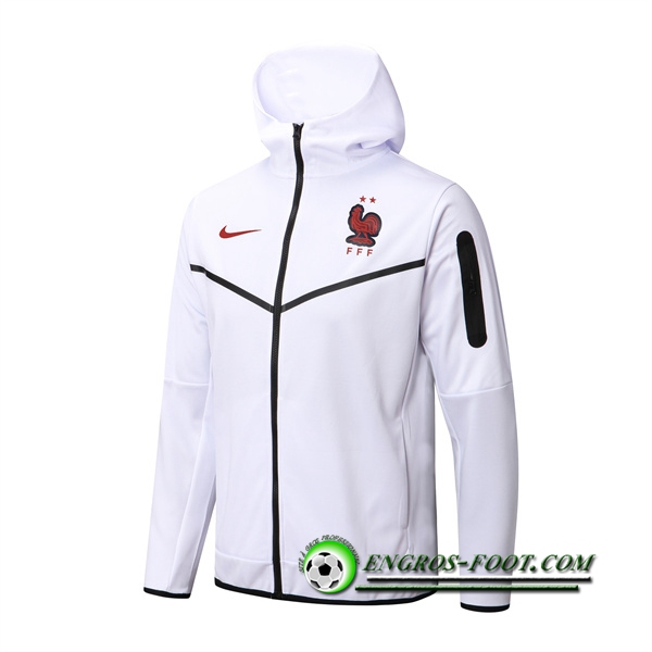 Veste A Capuche France Blanc 2022/2023