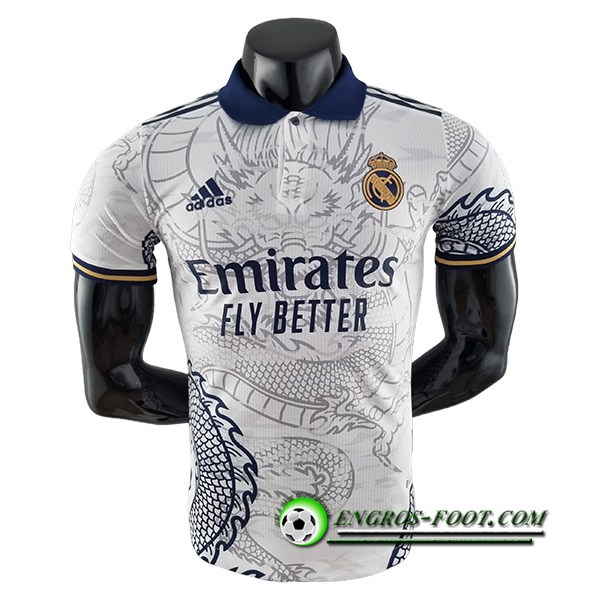 Maillot de Foot Real Madrid Chinese Dragon Blanc 2022/2023