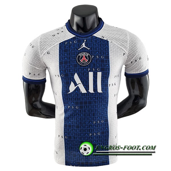 Maillot de Foot Jordan PSG Special Edition Blanc/Bleu 2022/2023