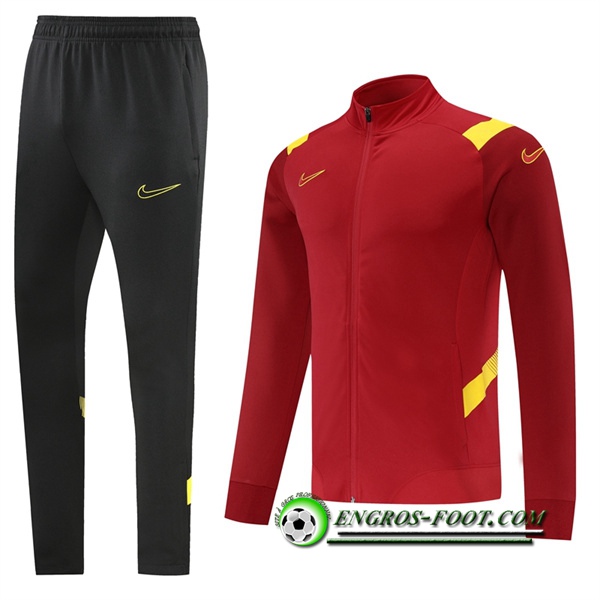 Ensemble Survetement de Foot - Veste Nike Rouge 2022/2023