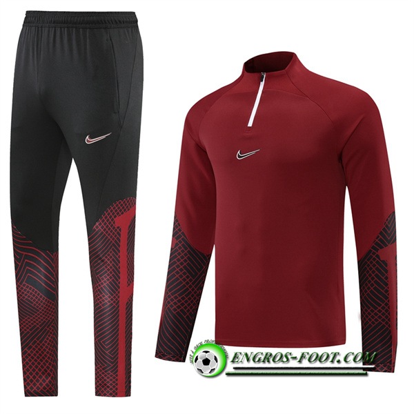 Ensemble Survetement de Foot Nike Rouge Fonce 2022/2023