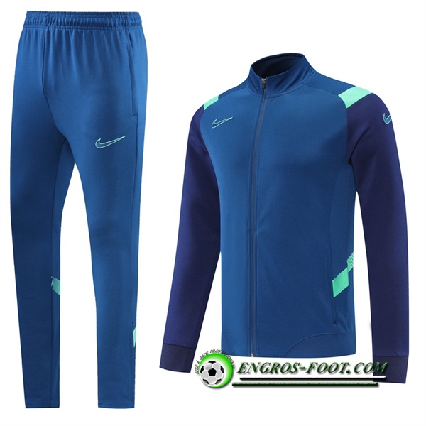 Ensemble Survetement de Foot - Veste Nike Bleu 2022/2023