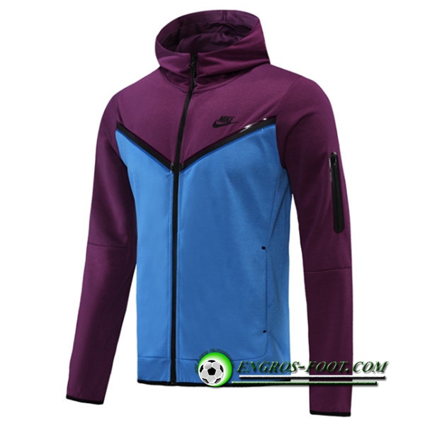 Veste A Capuche Nike Bleu/Pourpre 2022/2023