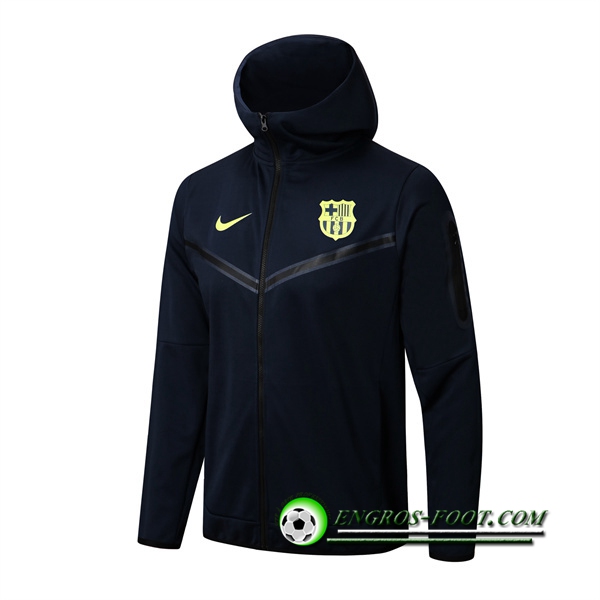 Veste A Capuche FC Barcelone Bleu Marin 2022/2023