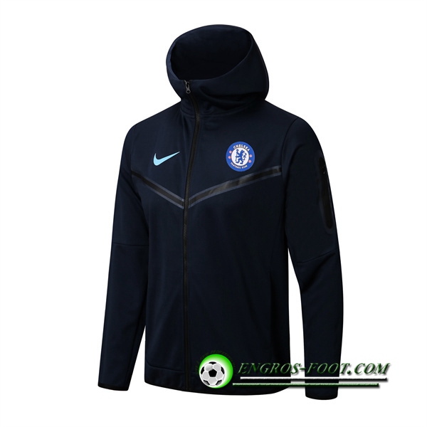 Veste A Capuche FC Chelsea Bleu Marin 2022/2023