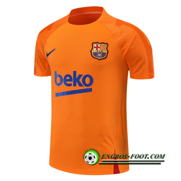 Training T-Shirts FC Barcelone Orange 2022/2023