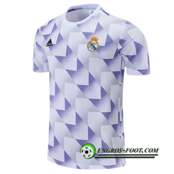 Training T-Shirts Real Madrid Blanc/Gris 2022/2023