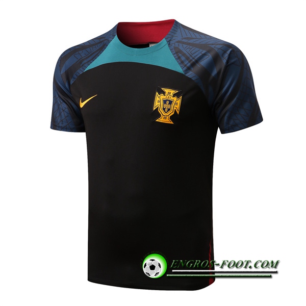 Training T-Shirts Portugal Noir 2022/2023