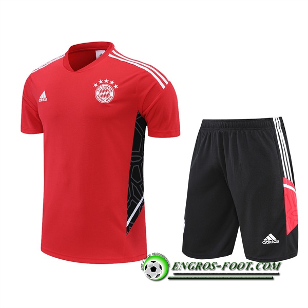 Ensemble Training T-Shirts Real Madrid + Shorts Rouge 2022/2023