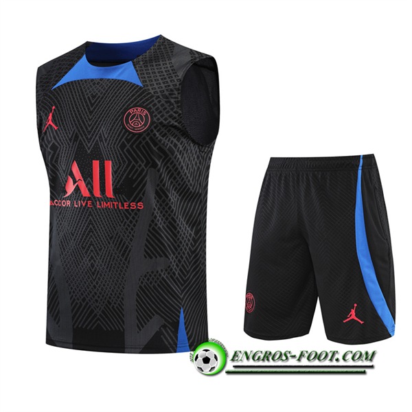 Ensemble Training Debardeur + Shorts PSG Noir 2022/2023