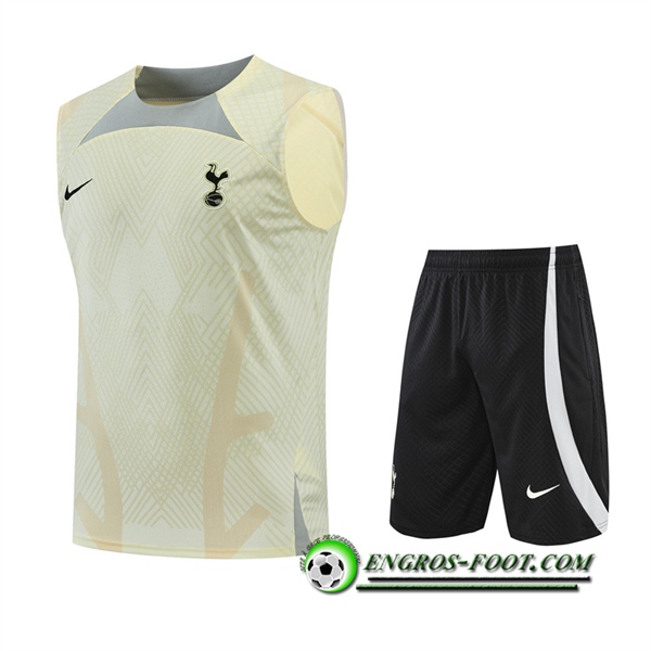 Ensemble Training Debardeur + Shorts Tottenham Hotspur Jaune 2022/2023