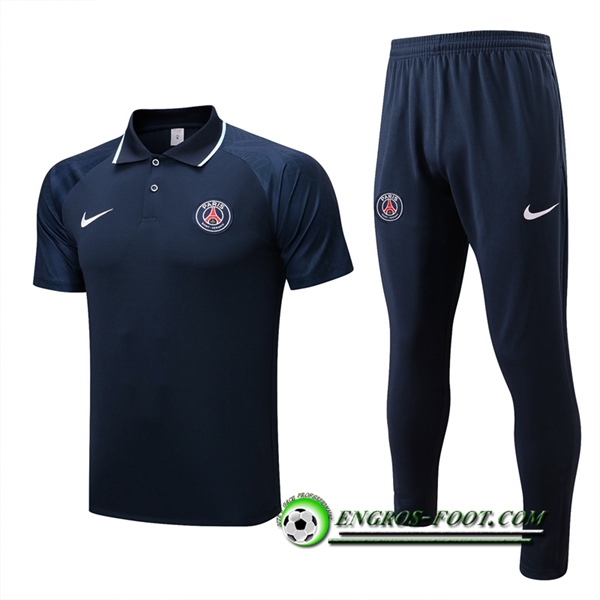 Ensemble Polo Foot PSG Bleu Marin 2022/2023