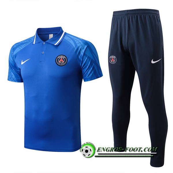 Ensemble Polo Foot PSG Bleu 2022/2023