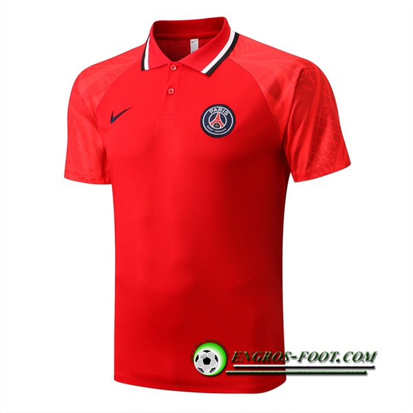 Polo Foot PSG Rouge 2022/2023