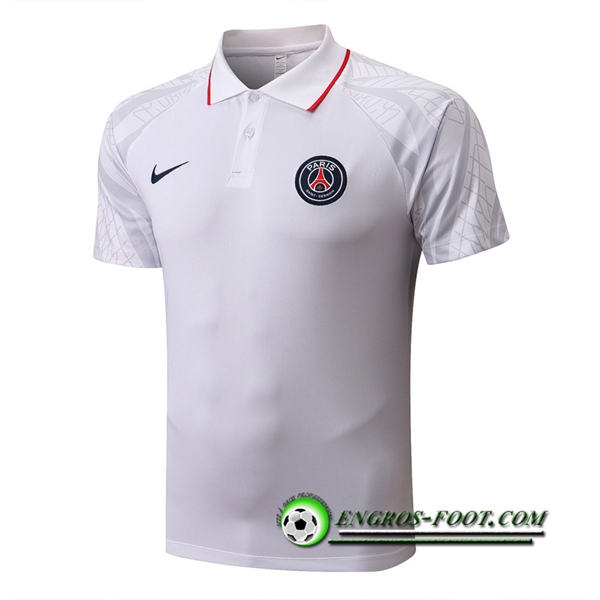 Polo Foot PSG Blanc 2022/2023