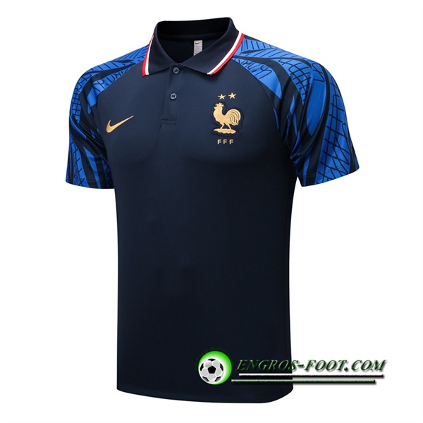 Polo Foot France Bleu Marin 2022/2023