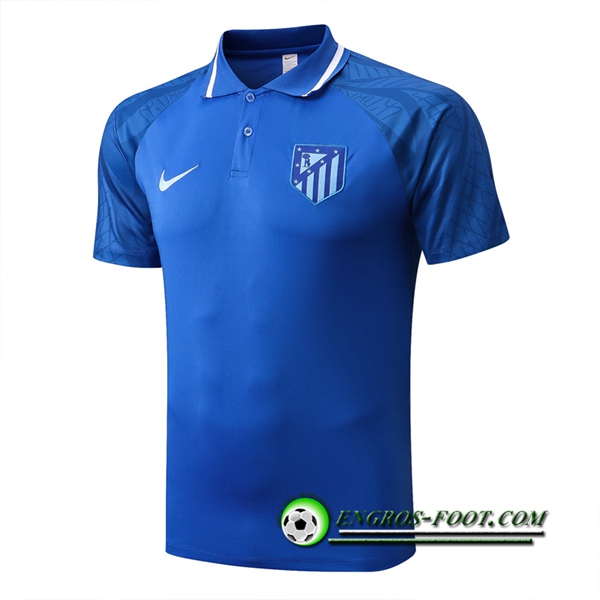 Polo Foot Atletico Madrid Bleu 2022/2023