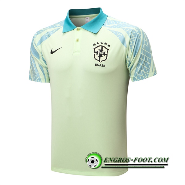 Polo Foot Brésil Vert 2022/2023