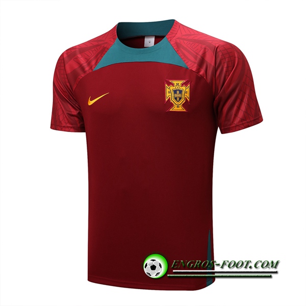 Training T-Shirts Portugal Rouge 2022/2023