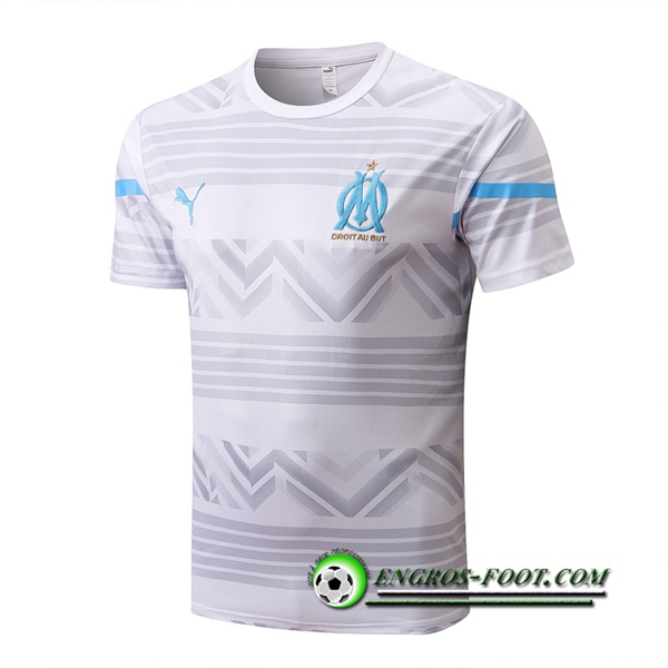 Training T-Shirts Marseille OM Blanc 2022/2023