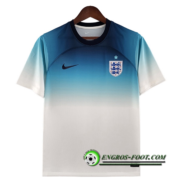 Maillot Equipe Foot Angleterre Blanc/Bleu 2022/2023