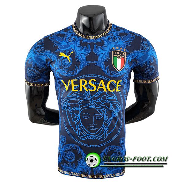 Maillot Equipe Foot Italie Versace Bleu 2022/2023