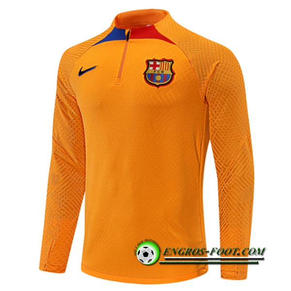 Sweatshirt Training FC Barcelone Jaune 2022/2023